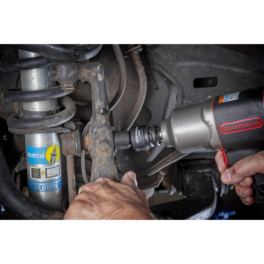 GEARWRENCH 13 Pc. 1/2" Drive 6 Point Standard Universal Impact SAE Socket Set - 84938N