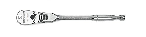 GEARWRENCH 1/4" Drive Flex Head Teardrop Ratchet 7", 84 Tooth - 81012F - MPR Tools & Equipment