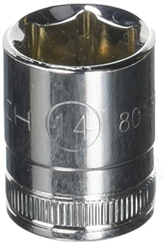 GEARWRENCH 1/4" Drive Standard Metric Socket 14mm, 6 Point - 80136 - MPR Tools & Equipment