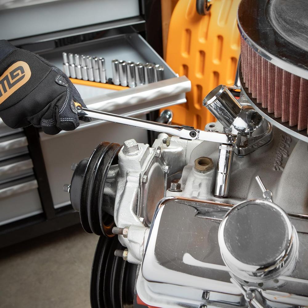 GEARWRENCH 14 Piece 3/8" Drive 6 Point Deep Metric Socket Set - 80554