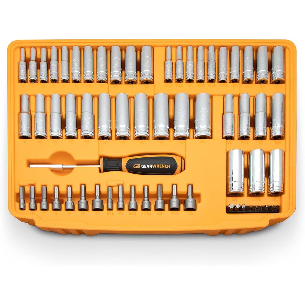 GEARWRENCH 239 Pc. Mechanics Tool Set in 3 Drawer Storage Box - 80942