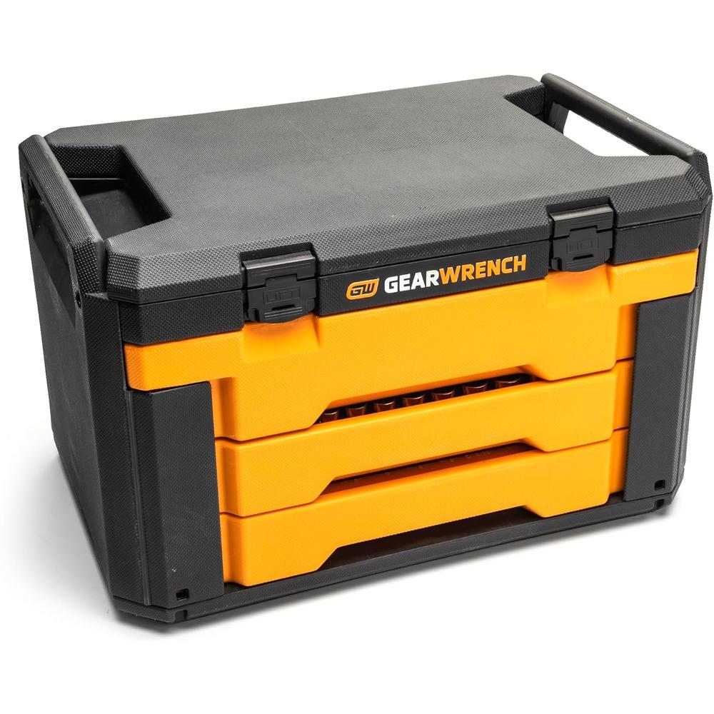 GEARWRENCH 239 Pc. Mechanics Tool Set in 3 Drawer Storage Box - 80942