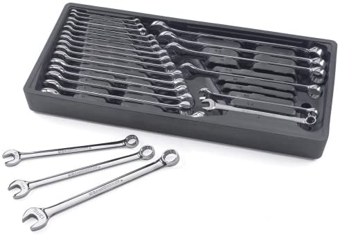 GEARWRENCH 24 Pc. 12 Point Long Pattern Combination SAE/Metric Wrench Set - 81900 - MPR Tools & Equipment