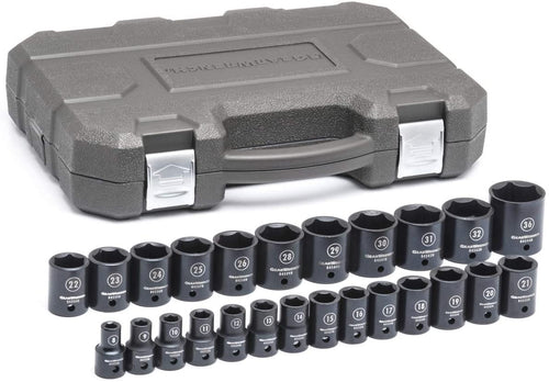 GEARWRENCH 25 Pc. 1/2" Drive 6 Point Standard Impact Metric Socket Set - 84933N - MPR Tools & Equipment