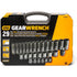 GEARWRENCH 29 Pc. 3/8" Drive 6 Point Standard & Deep Impact Metric Socket Set - 84925N