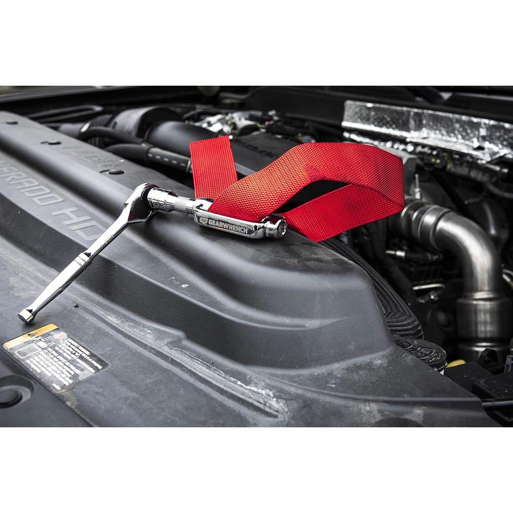 GEARWRENCH 3/8" & 1/2" Drive Heavy-Duty Oil Filter Strap Wrench - 3529D