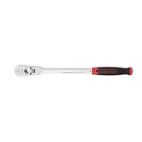 GEARWRENCH 3/8" 120XP Flex Head Teardrop Ratchet with Dual Material Handle, 13-1/2" - 81210P - MPR Tools & Equipment