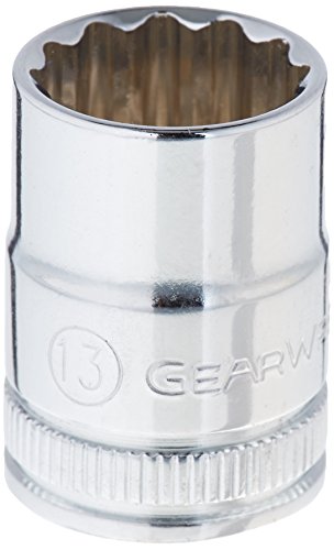 GEARWRENCH 3/8" Drive 12 Point Standard Metric Socket 13mm - 80489 , Black - MPR Tools & Equipment