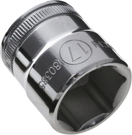 GEARWRENCH 3/8" Drive Standard Metric Socket 17mm, 6 Point - 80385