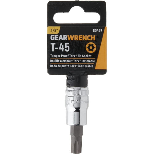 GEARWRENCH 3/8" Drive Tamper-Proof Torx Bit Socket, T45 - 80457
