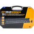 GEARWRENCH 39 Pc. 1/2" Drive 6 Point Standard & Deep Impact Metric Socket Set - 84948N, Black