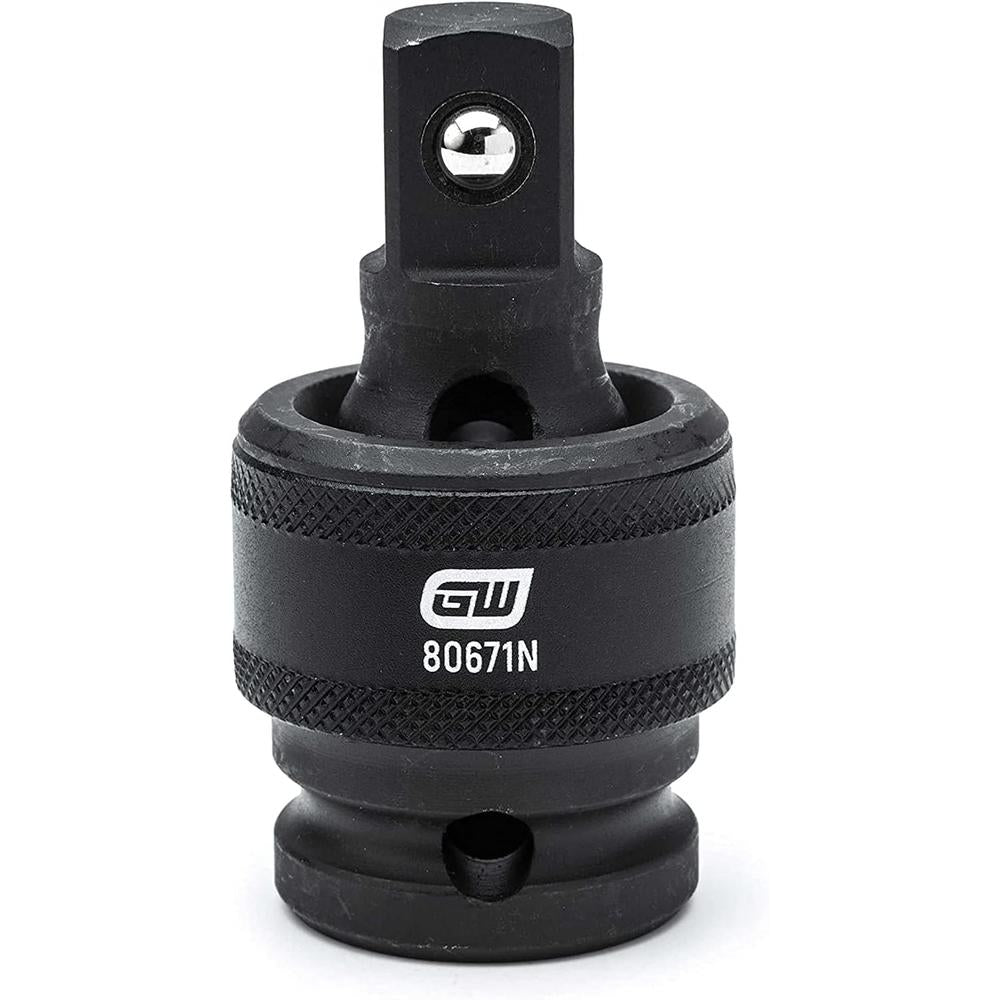 GEARWRENCH 39 Pc. 1/2" Drive 6 Point Standard & Deep Impact Metric Socket Set - 84948N, Black