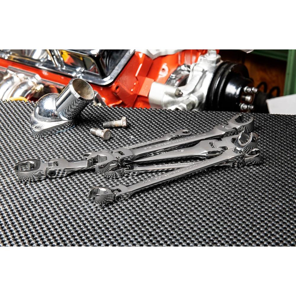 GEARWRENCH 5 Pc. Flex Head Flare Nut SAE Wrench Set - 81910