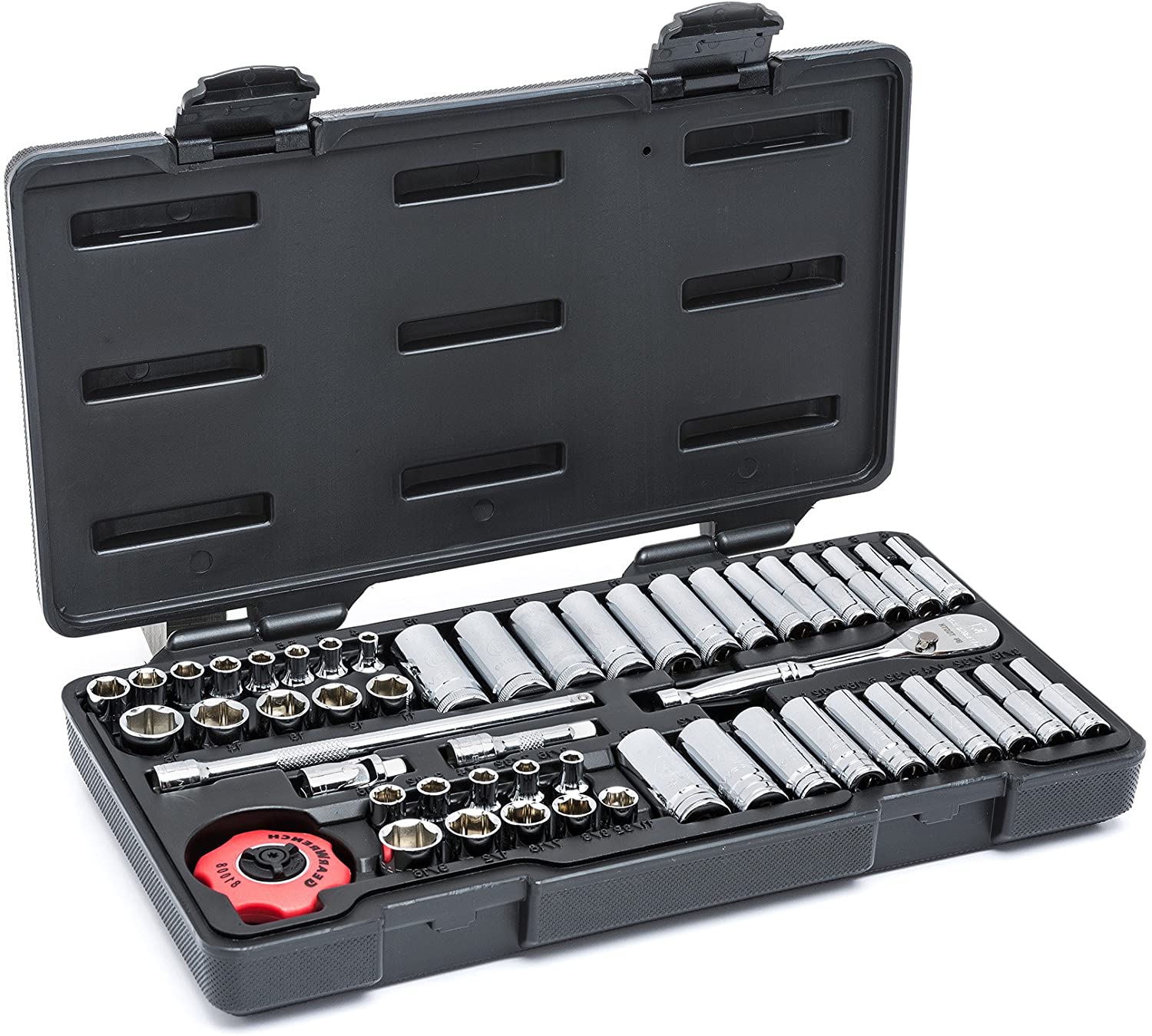 GEARWRENCH 51 Pc. 1/4" Drive 6 Point Standard & Deep SAE/Metric Mechanics Tool Set - 80300 - MPR Tools & Equipment