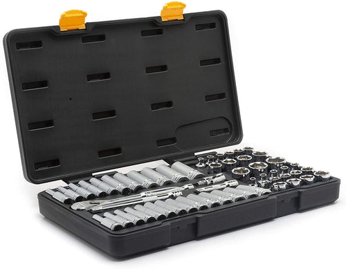 GEARWRENCH 56 Pc. 3/8" Drive 6 Point 120XP Standard & Deep SAE/Metric Mechanics Tool Set - 80550P - MPR Tools & Equipment