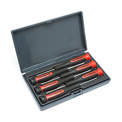 GEARWRENCH 6 Pc. Mini Dual Material Screwdriver Set, Phillips/Slotted - 80055 - MPR Tools & Equipment