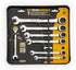 GEARWRENCH 7 Pc. 12 Point Ratcheting Combination SAE Wrench Set - 9317