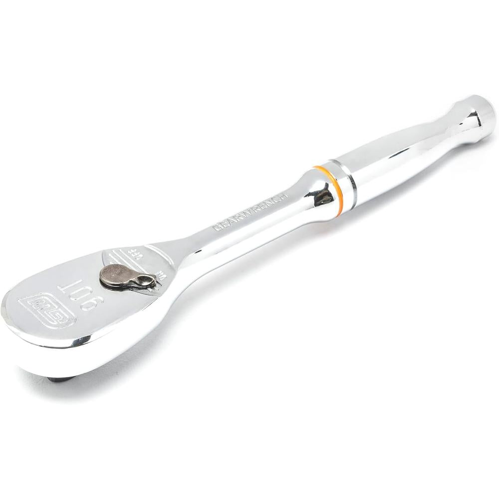 GEARWRENCH 81011T 1/4" Drive 90-Tooth Teardrop Ratchet 5"