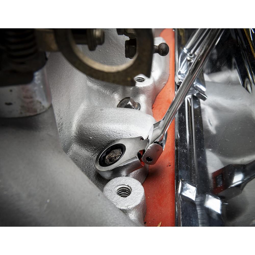 GEARWRENCH 9702D 13pc 12 Point Flex Head Ratcheting Combination SAE Wrench Set