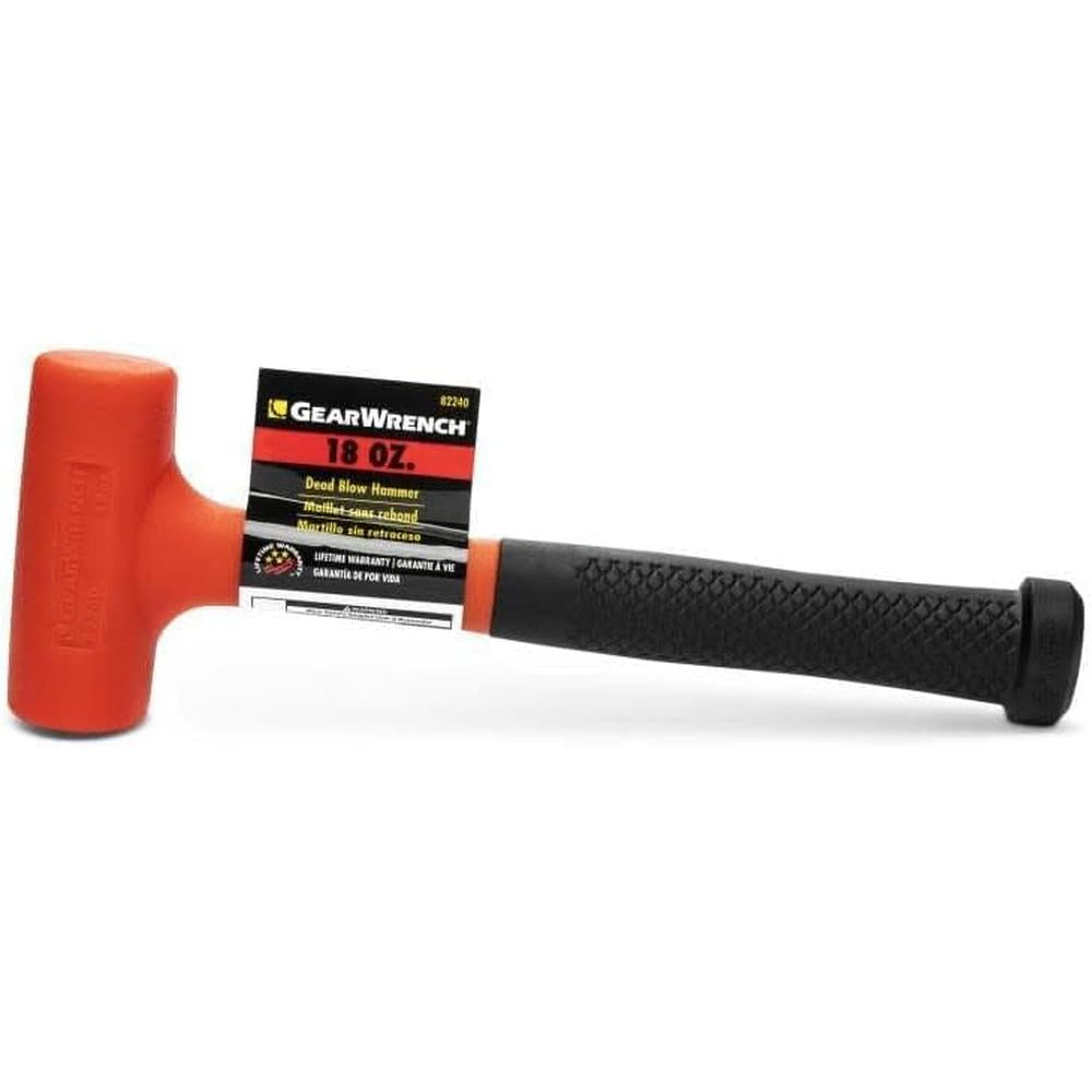 GEARWRENCH Dead Blow Hammer with Polyurethane Head, 18 oz. - 82240