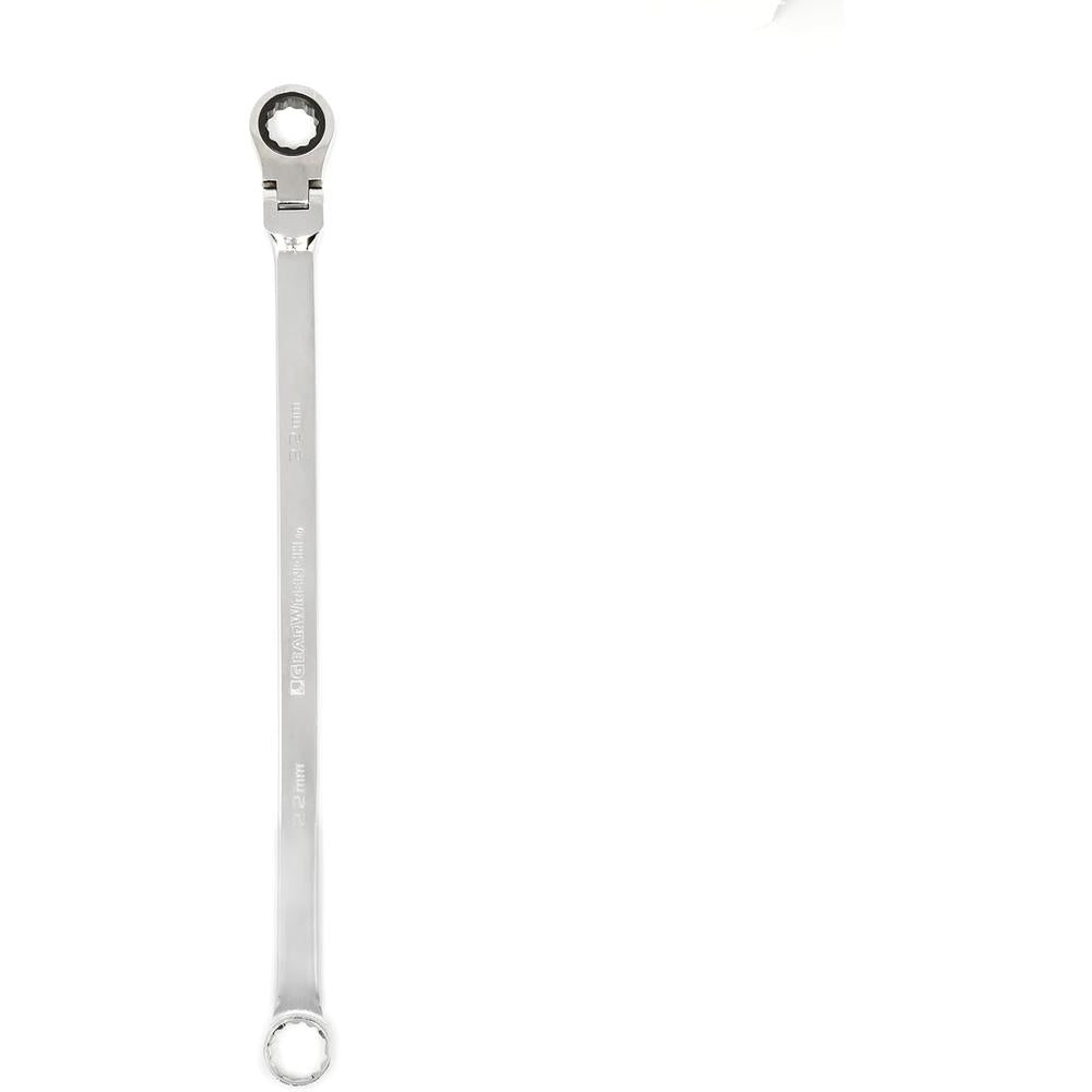 GEARWRENCH GearBox 12 Pt. XL Flex Head Double Box Ratcheting Wrench, 22mm - 86022