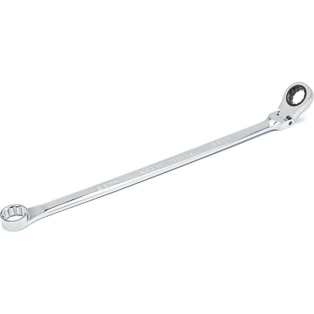 GEARWRENCH GearBox 12 Pt. XL Flex Head Double Box Ratcheting Wrench, 22mm - 86022