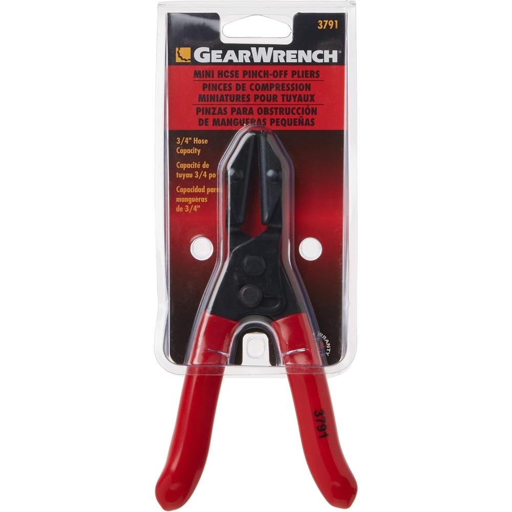 GEARWRENCH Small Hose Pinch Off Pliers, 3/4" O.D. Capacity - 3791