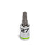 GripEdge GEAST27RPT T27 1/4" Drive RPT Star Bit Socket - Chrome finish with green band and T27 size marking