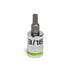 GripEdge GEBSSH316RPT 3/16" 3/8" Drive Short RPT Hex Bit Socket with green accent band, chrome finish, and stamped size marking on white background