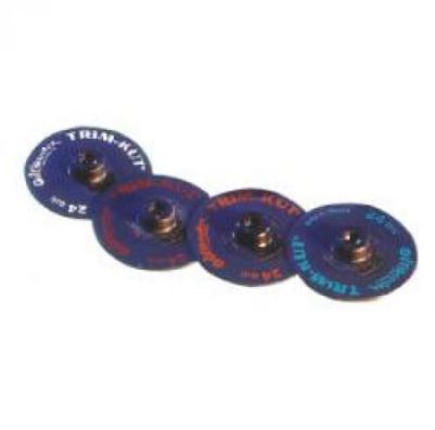 GEMTEX ABRASIVES 24130200 Trim-Kut All N 1 3" Aluminum Oxide Discs White Print 24 Grit 25 Pack - MPR Tools & Equipment