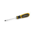 Single Gearwrench slotted dual material screwdriver closeup on white background