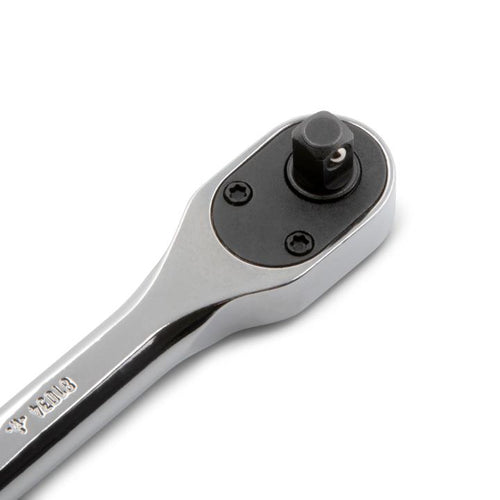 GEARWRENCH 120XP Ratchet head close-up showing square drive and compact enclosed head design