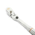 Gearwrench 81054 120XP Locking Flex Head Ratchet - close-up of flex head and locking push-button mechanism
