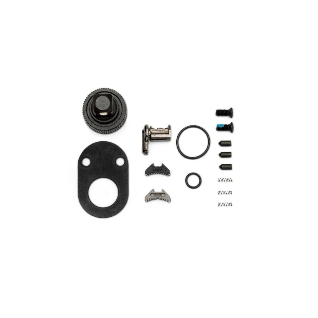 Gearwrench 81099XP 1/4 In Drive 120XP Ratchet Repair Kit - all components laid out on white background