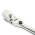 Gearwrench 81376 120XP Ratchet close-up of locking flex head and on/off switch mechanism