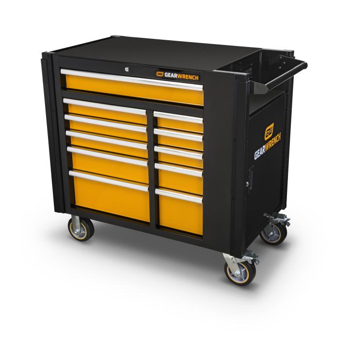 Gearwrench GSX 42-inch 11-drawer mobile work station included with MEGAMODMRO tool set