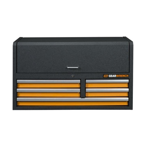 Gearwrench GSX Top Chest black and orange multi-drawer flip-lid tool storage unit
