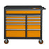 Gearwrench GSX Rolling Cabinet black and orange 11-drawer rolling tool cabinet on caster wheels