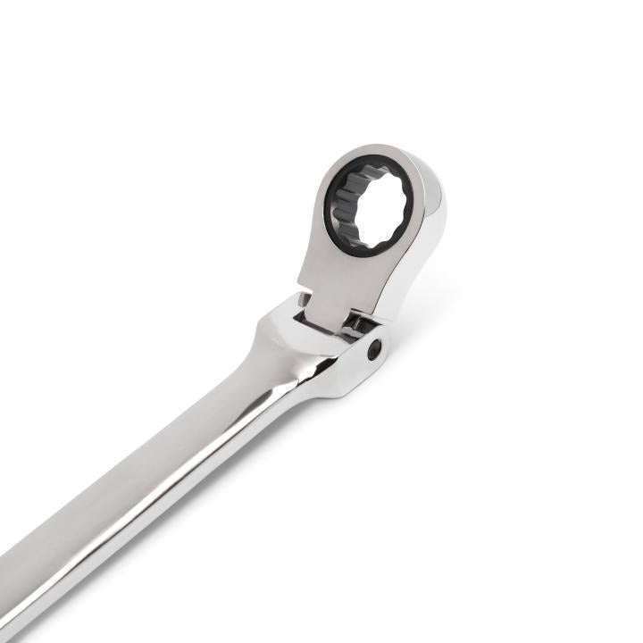 Gearwrench 86830 GearBox Double Flex Ratcheting Wrench - Close-Up of 12-Point Flex Head