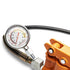 Close-up of pressure gauge on Gearwrench 86972 10 Ton hydraulic power kit