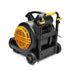 Gearwrench GWAM1800 Industrial Air Mover rear view showing wheels and cord wrap