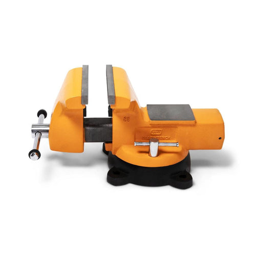 Gearwrench GWBVA8 8" Mechanic's Bench Vise with Anvil - front view
