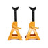 Gearwrench GWJS3T 3-Ton Ratcheting Jack Stands 2-Pack, side angle view showing ratcheting bar mechanism