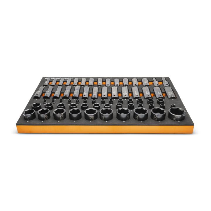 Gearwrench GWMSISKMM 66pc Metric Impact Socket Set - Feature Detail