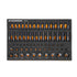 Gearwrench GWMSISKMM 66pc Metric Impact Socket Set in Foam Storage Tray - Top View