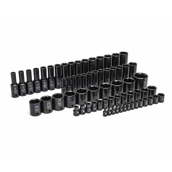 Gearwrench GWMSISKMM 66pc Metric Impact Socket Set - Product View