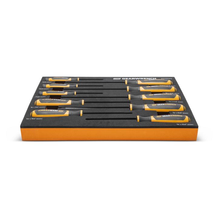 Gearwrench GWMSSCRTX 10pc Torx Dual Material Screwdriver Set w/ Foam Tray