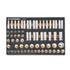 Gearwrench GWMSSKT12MM 67-Piece 1/2 in Drive Master Metric Socket Set laid out in foam storage tray - top view
