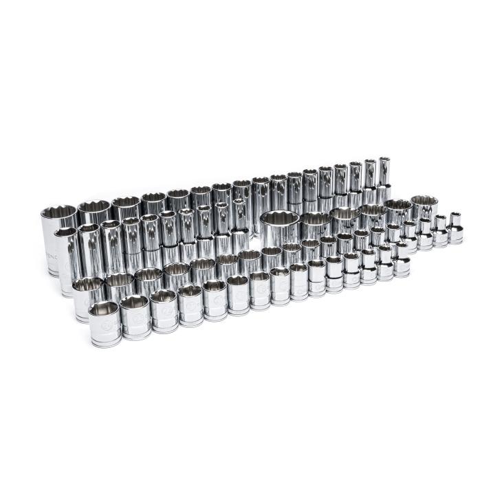 Gearwrench GWMSSKT12MM 67pc 1/2 in Drive Master Metric Socket Set