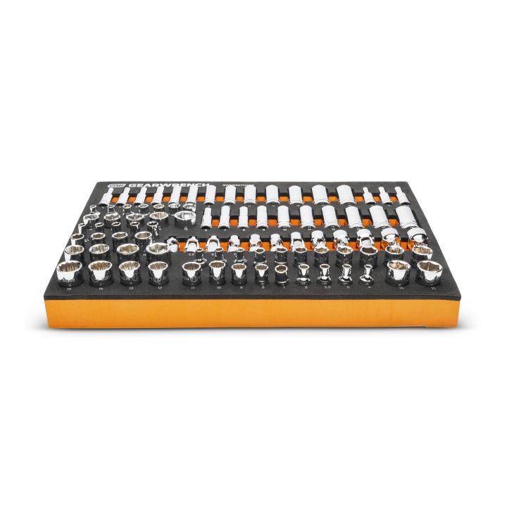 Gearwrench GWMSSKT14MM 89pc 1/4" Drive Master Metric Socket Set